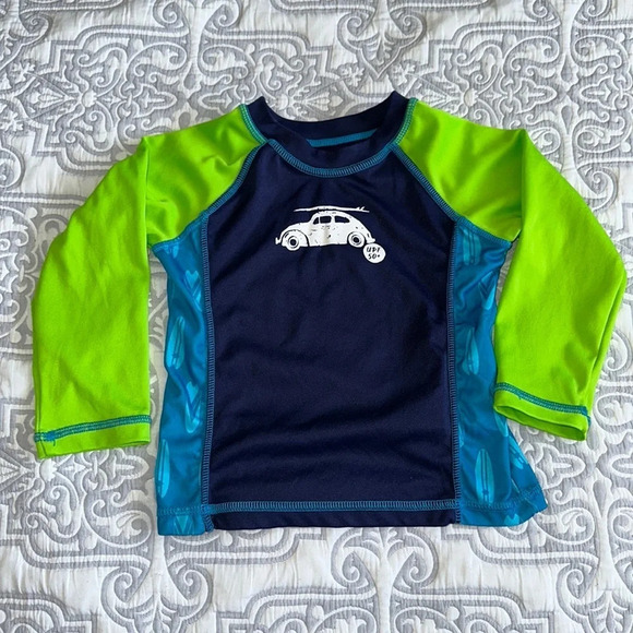 Toddler Swim Tee Rash Guard Shirt - Picture 1 of 1